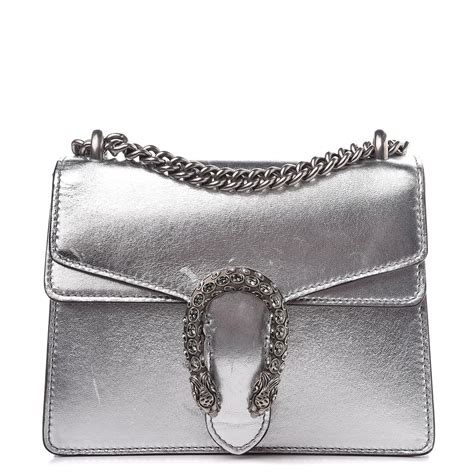 silver gucci bags|gucci silver clutch.